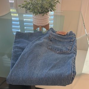 Levi's Men's Denim Blue Relaxed Straight Leg Jeans Size 36x32 EUC